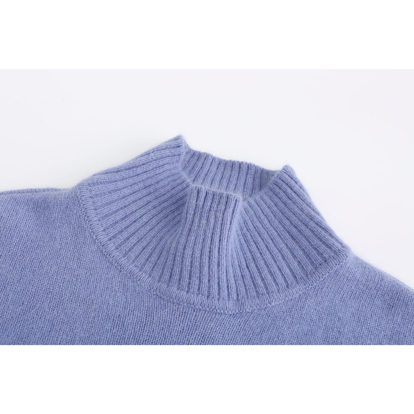 Women High Slit Knitted Tunic - Purple