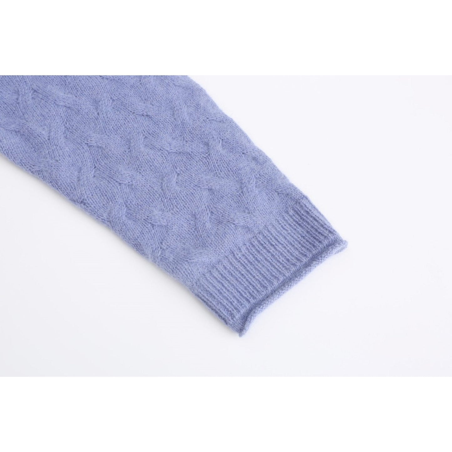Women High Slit Knitted Tunic - Purple