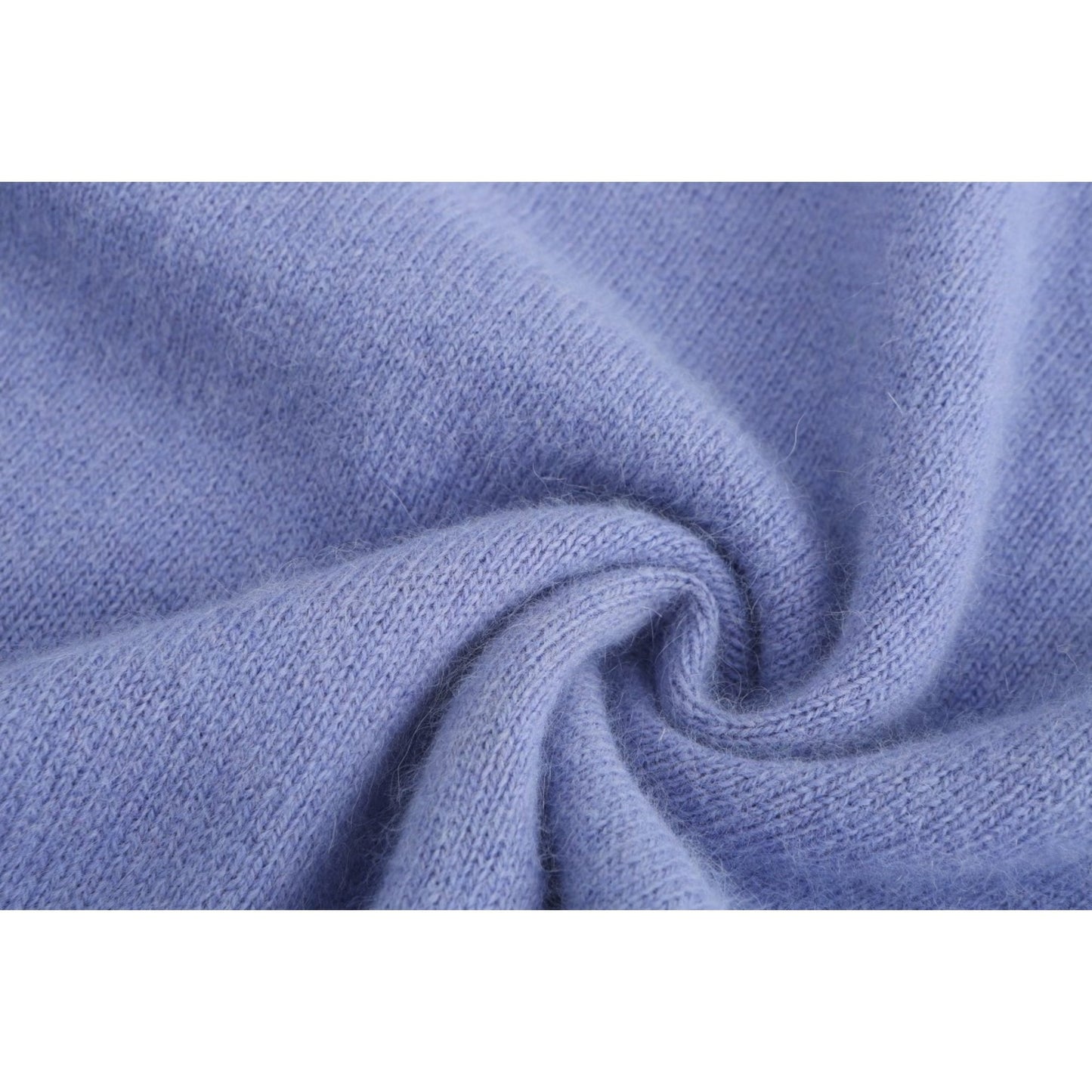 Women High Slit Knitted Tunic - Purple