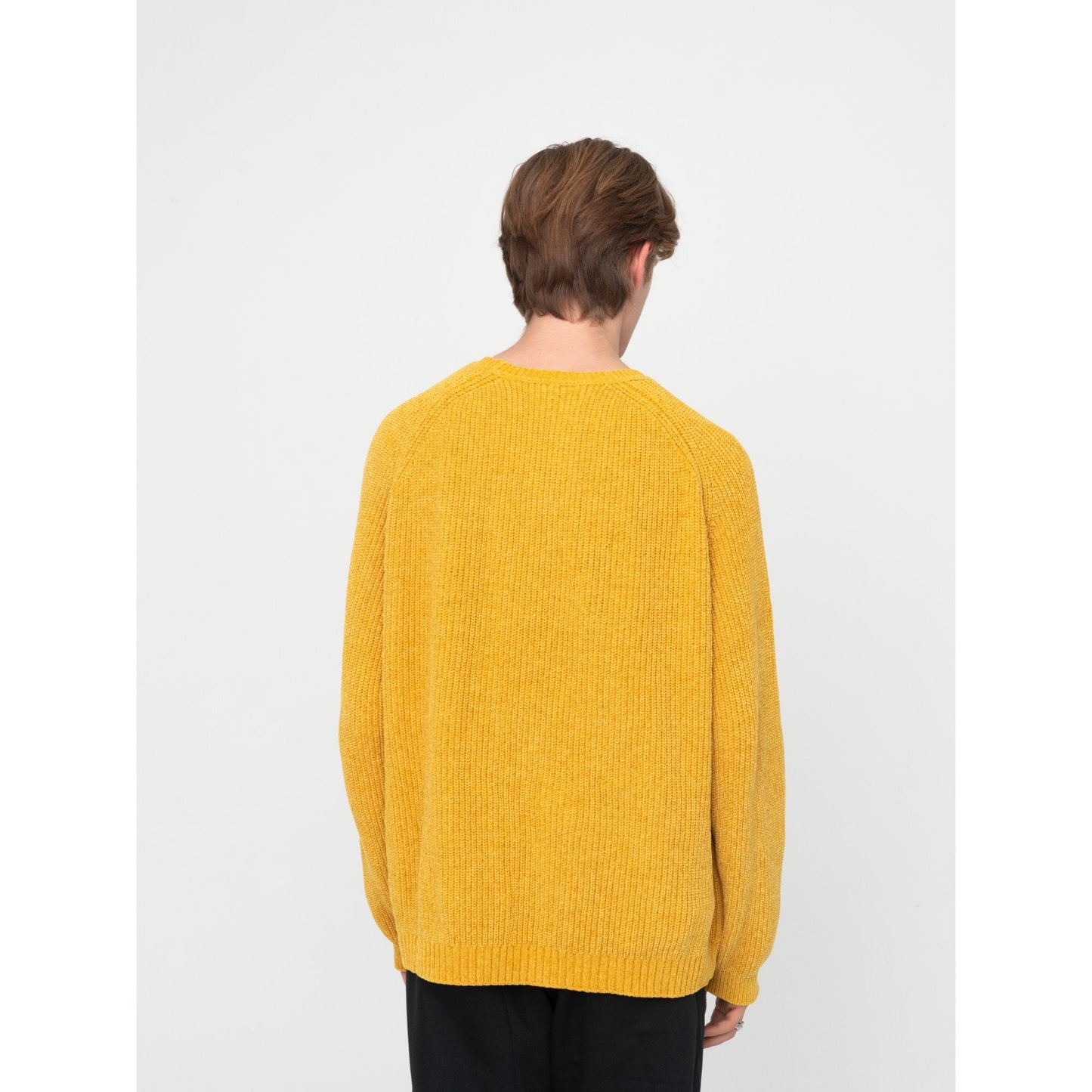 Men Velvet Pullover - Yellow