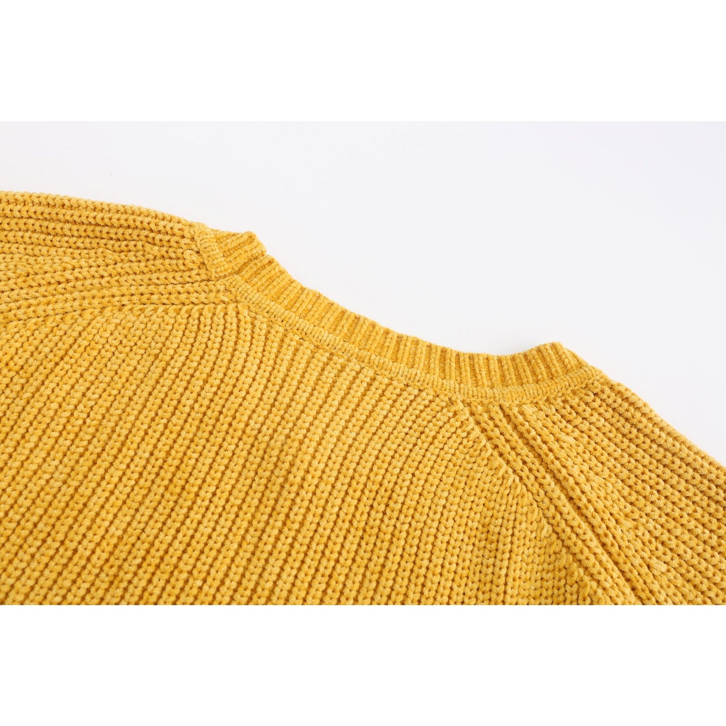 Men Velvet Pullover - Yellow
