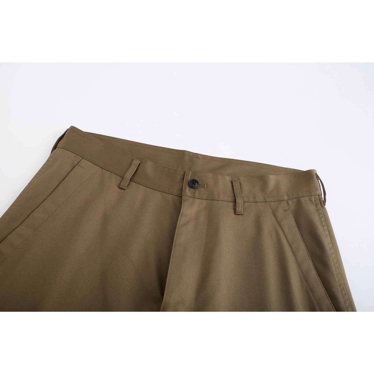 Men Elastic Drawstring Waist Wide Tapered Pants - Creameal
