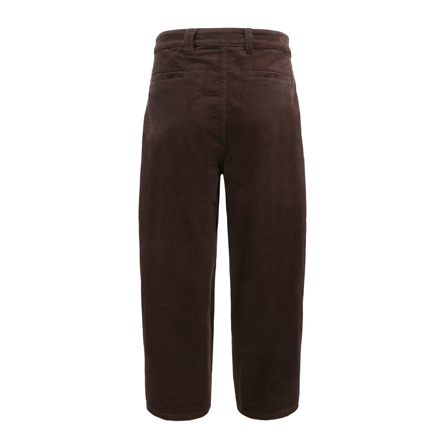 Men Patchwork Corduroy Pants - Brown