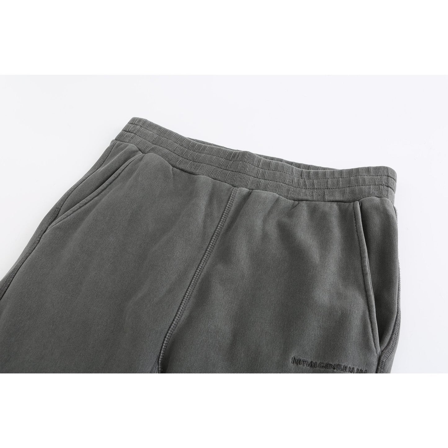 Men Washed Jogging Pants - Grey