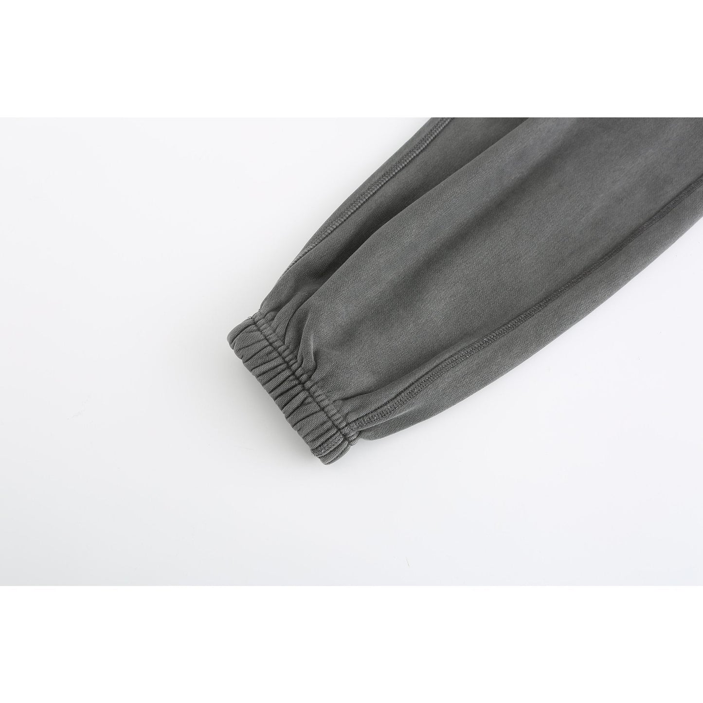 Men Washed Jogging Pants - Grey