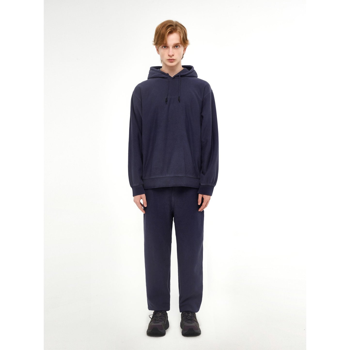 Men Washed Jogging Pants - Purple