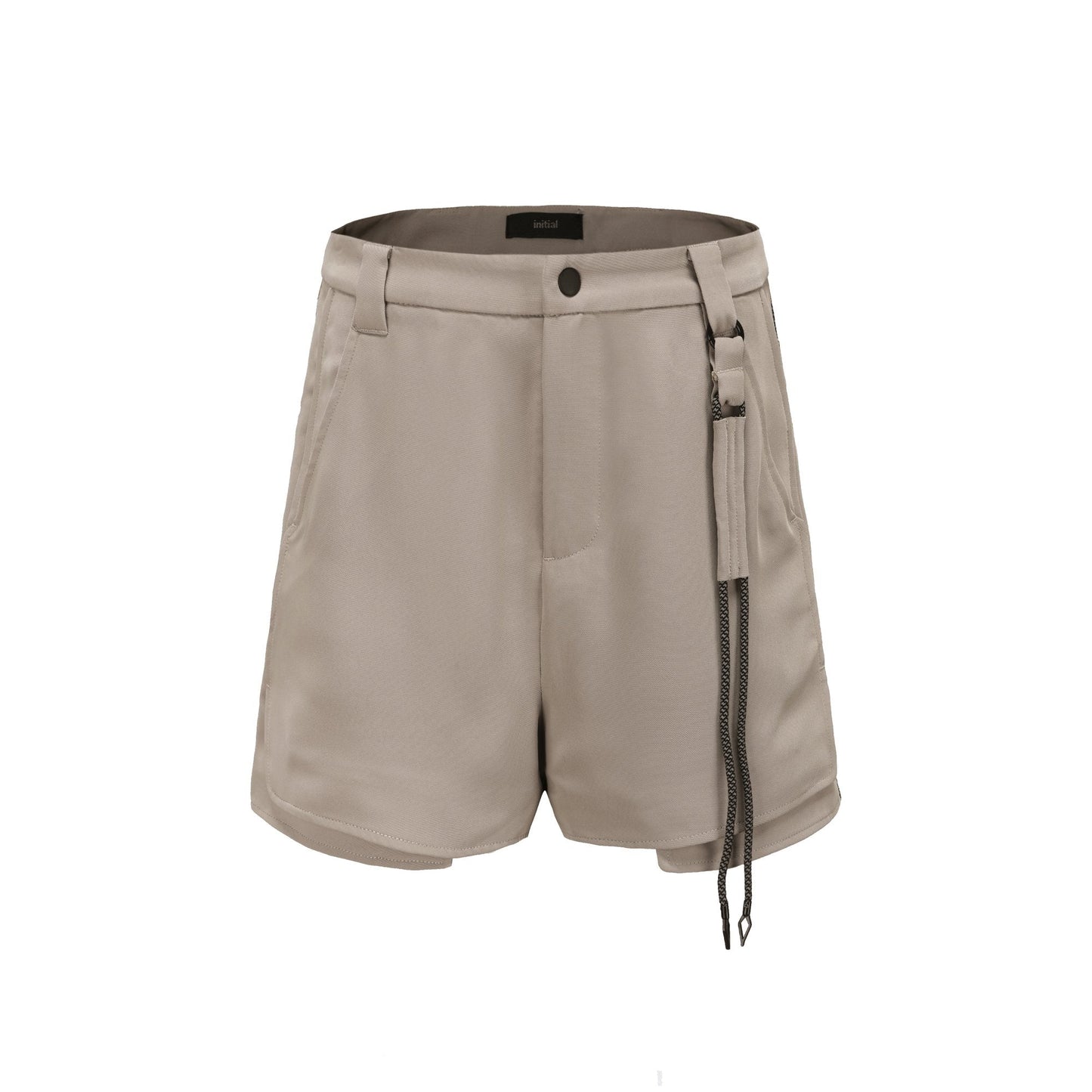 Women Tent-Inspired Shorts With 3M Reflective Rope Laces - Beige