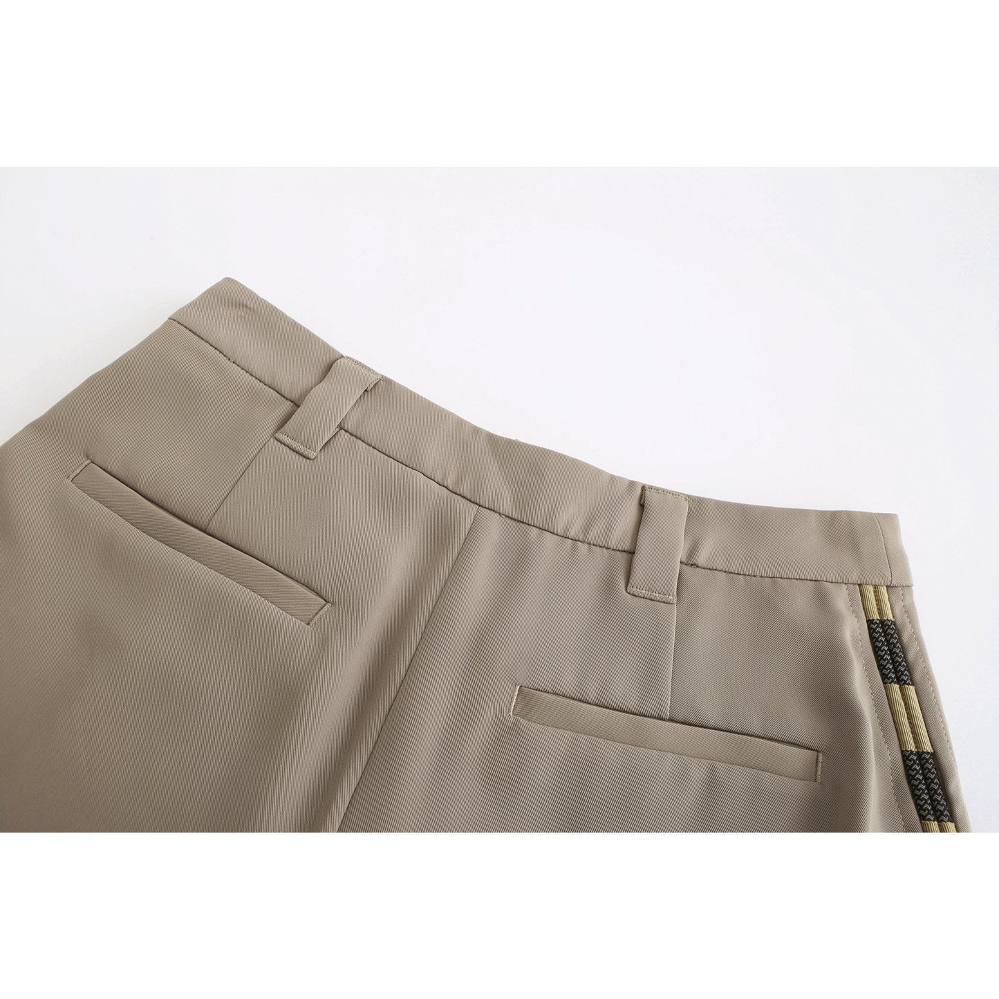 Women Tent-Inspired Shorts With 3M Reflective Rope Laces - Beige