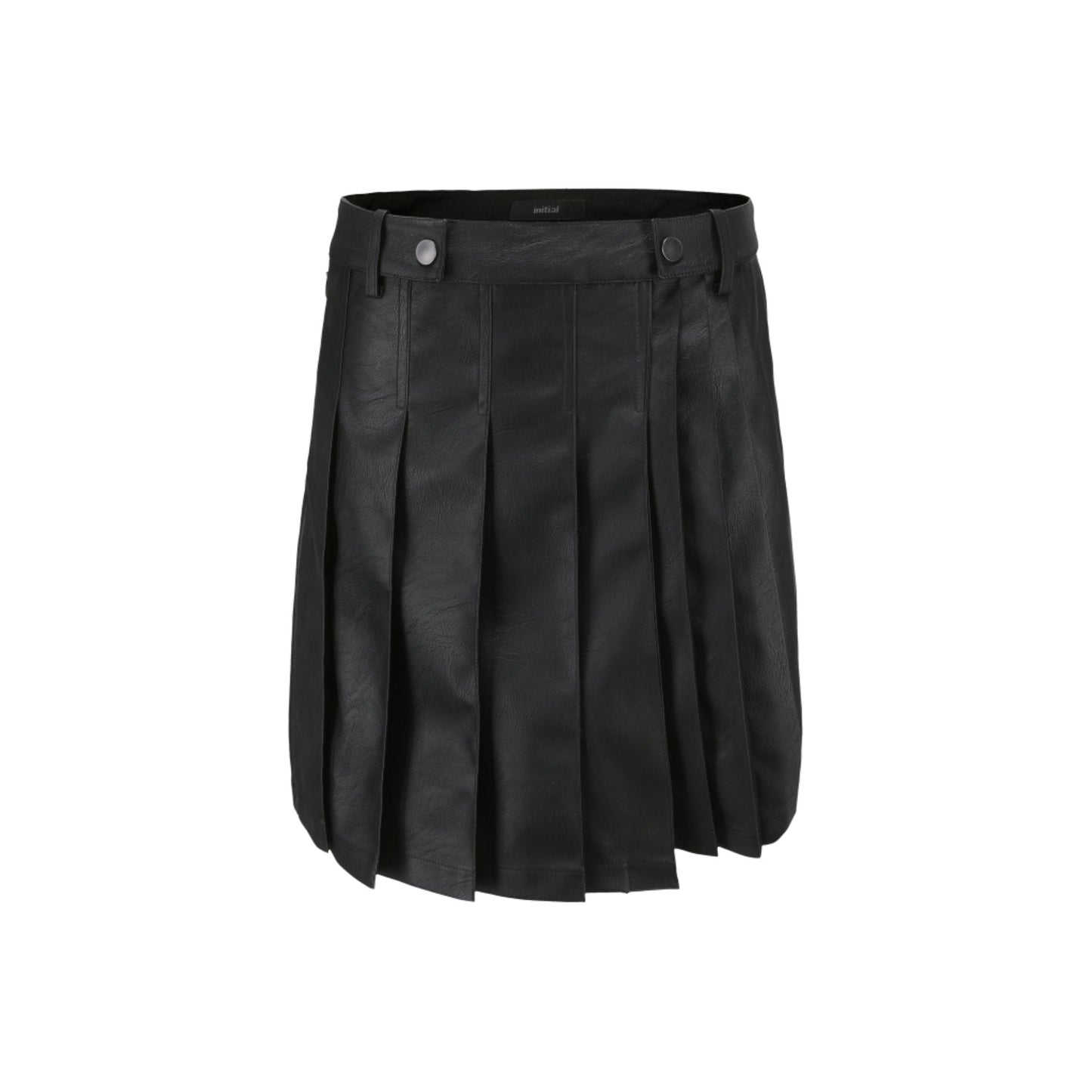 Women Pleated Skirt Shorts - Black