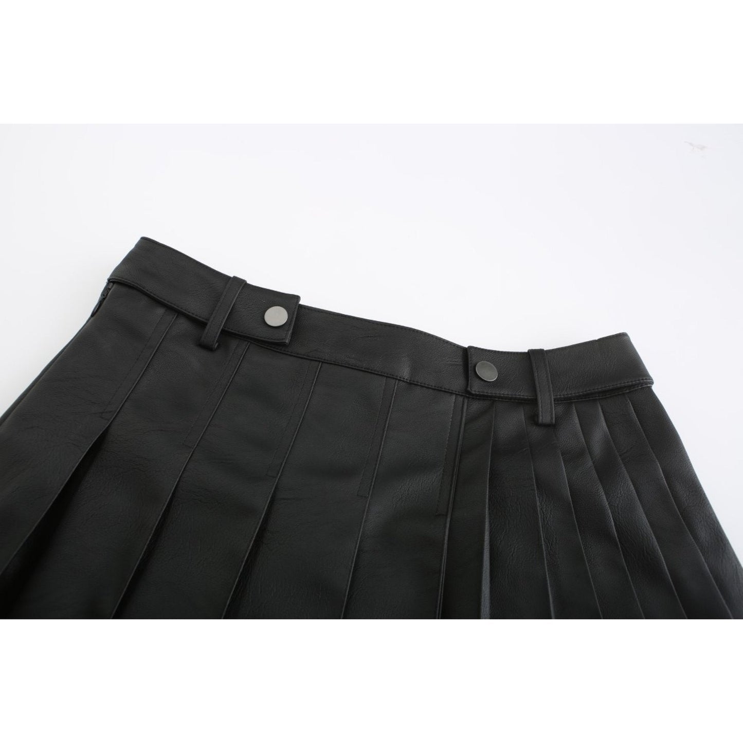 Women Pleated Skirt Shorts - Black