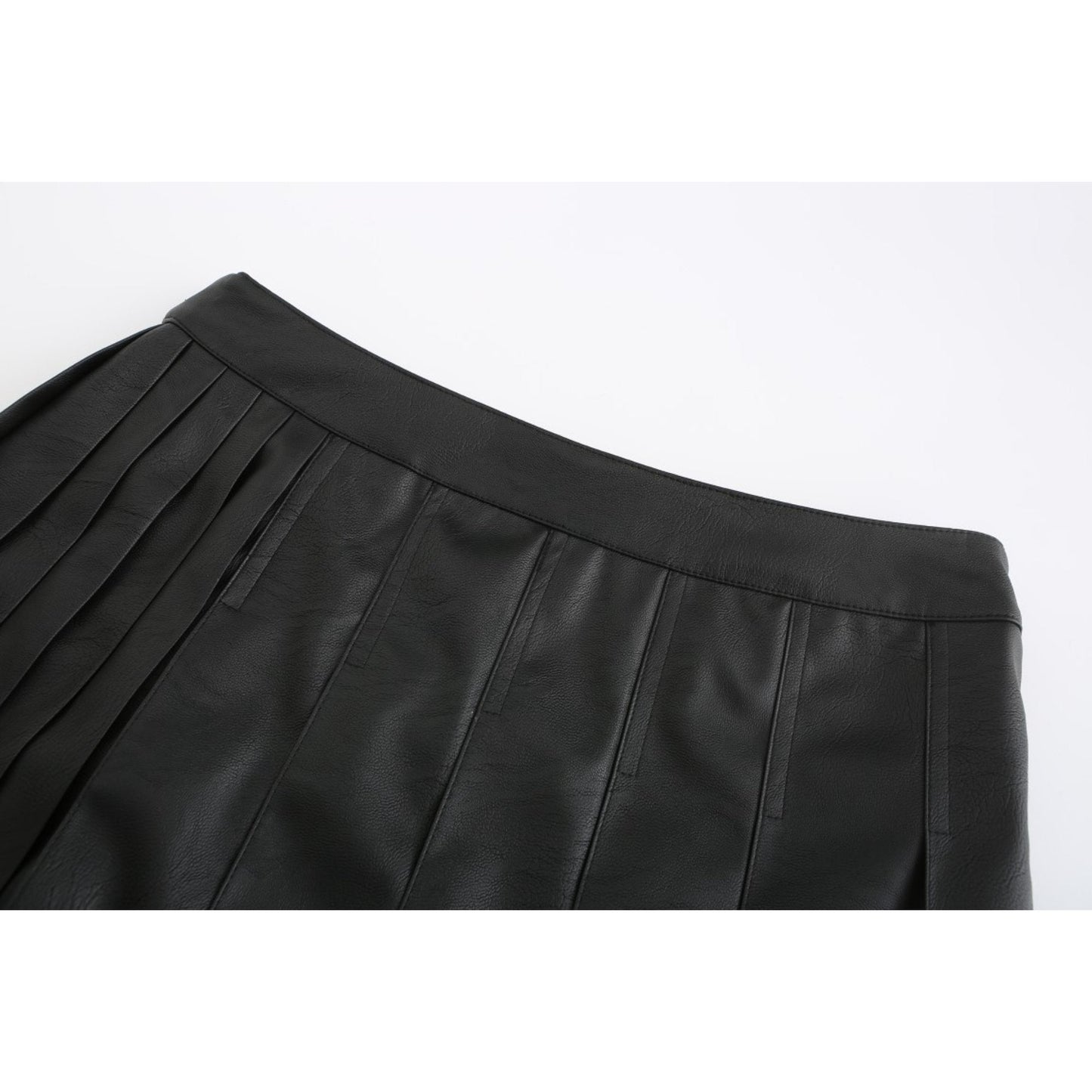 Women Pleated Skirt Shorts - Black