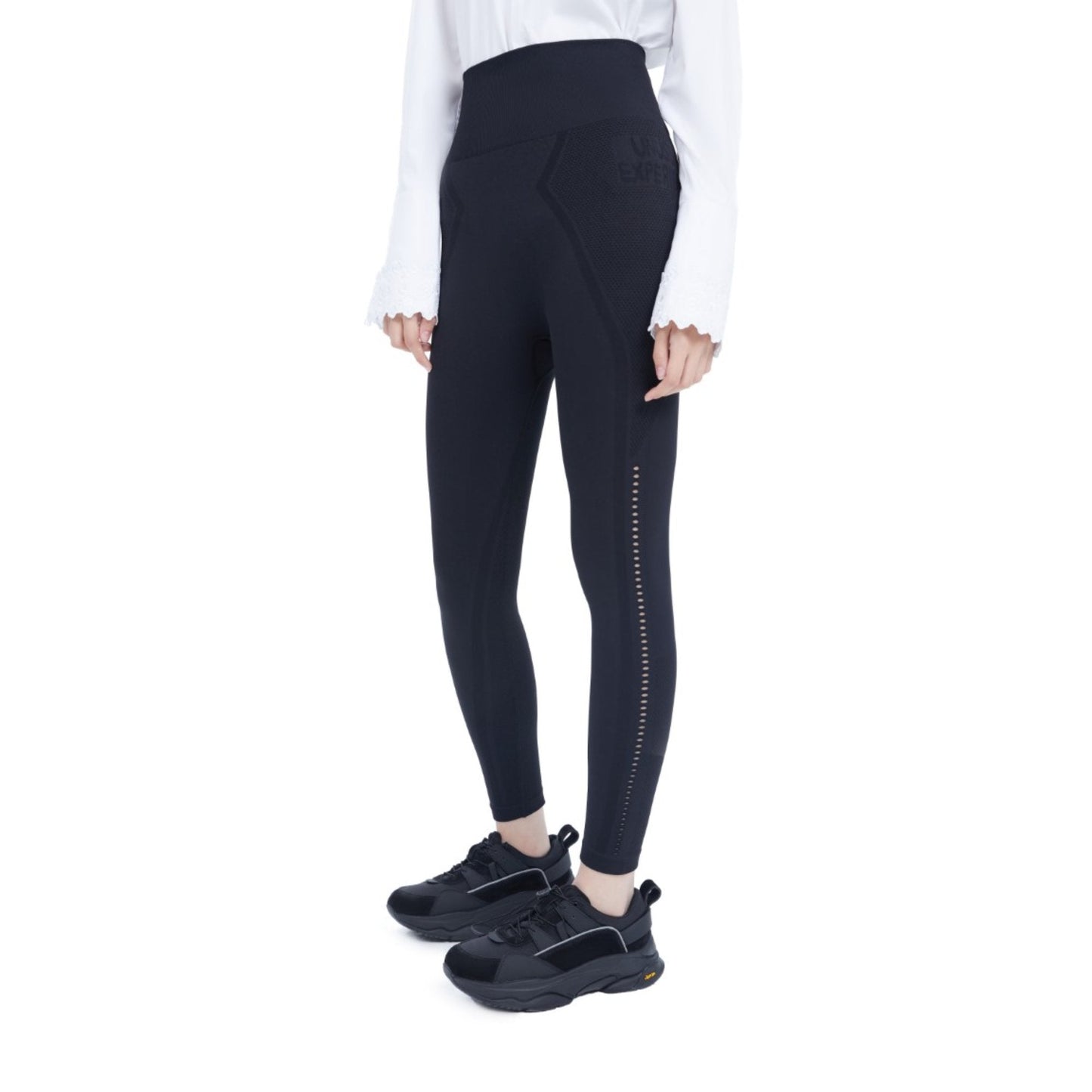 Women Santoni Seamless Leggings - Black