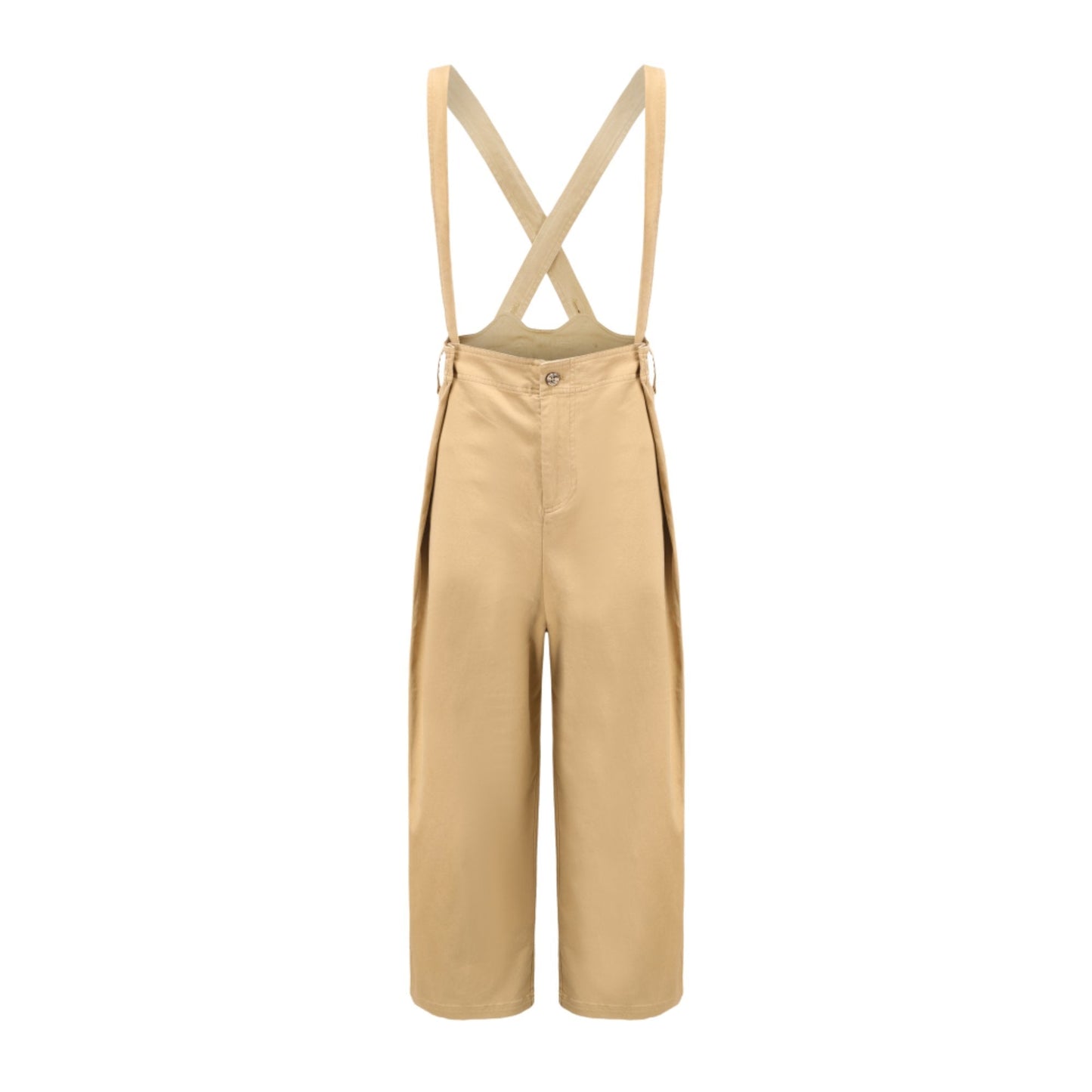 Women Full Length Pants with Slings - Khaki