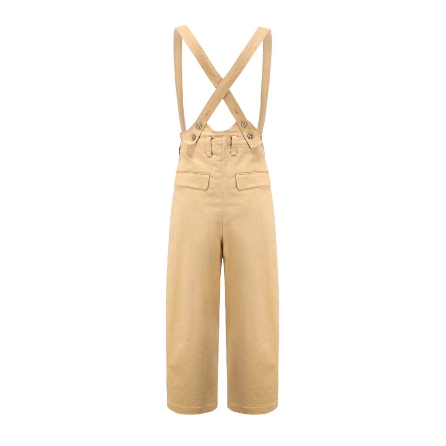 Women Full Length Pants with Slings - Khaki