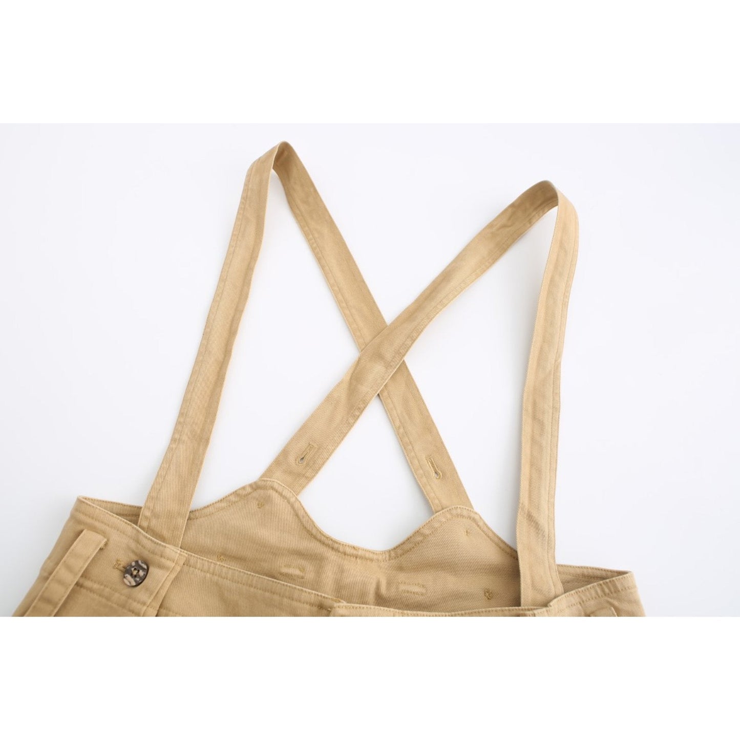 Women Full Length Pants with Slings - Khaki