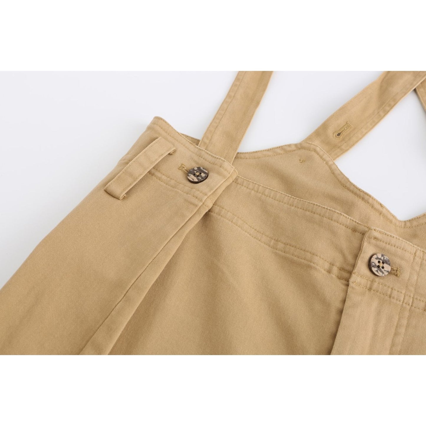 Women Full Length Pants with Slings - Khaki