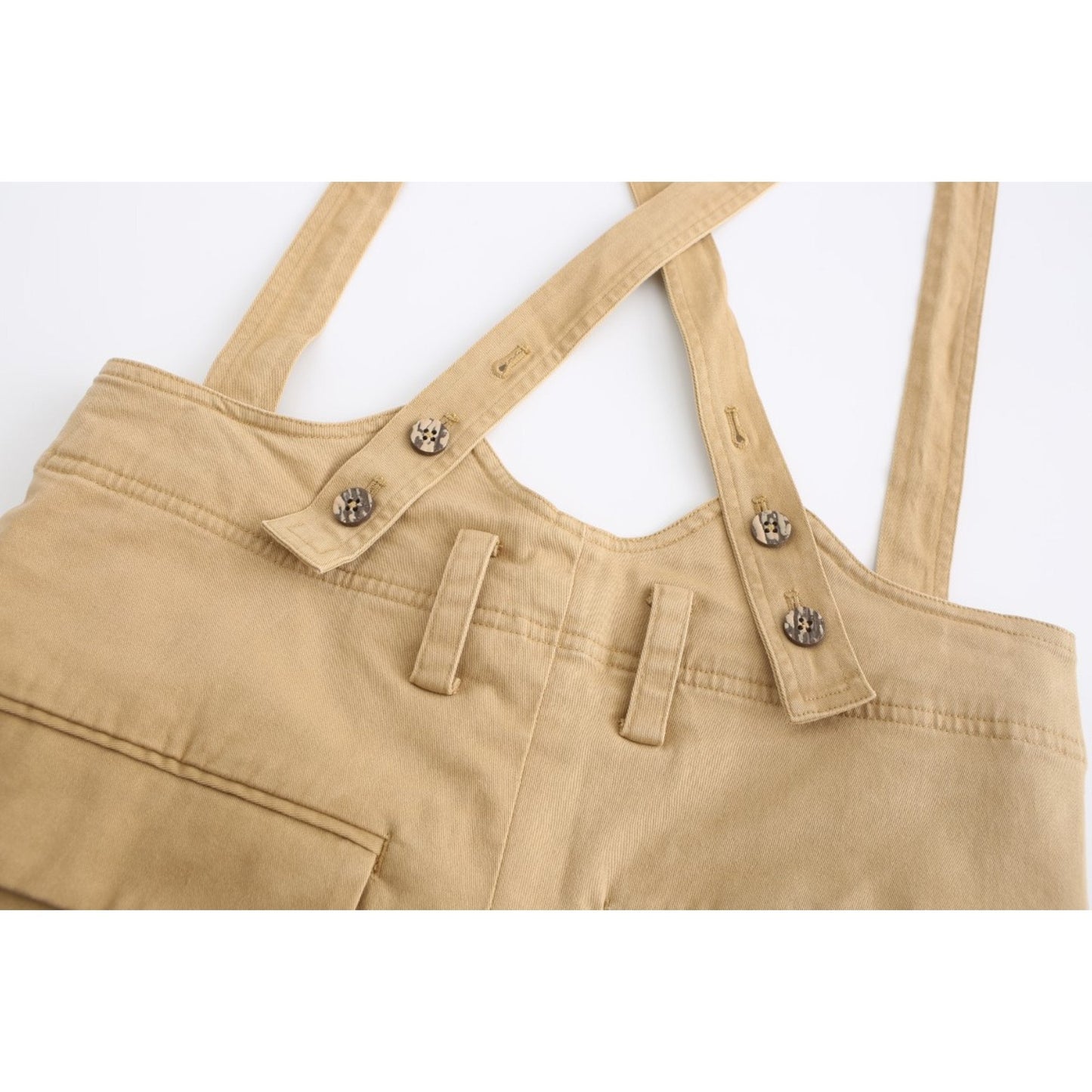 Women Full Length Pants with Slings - Khaki