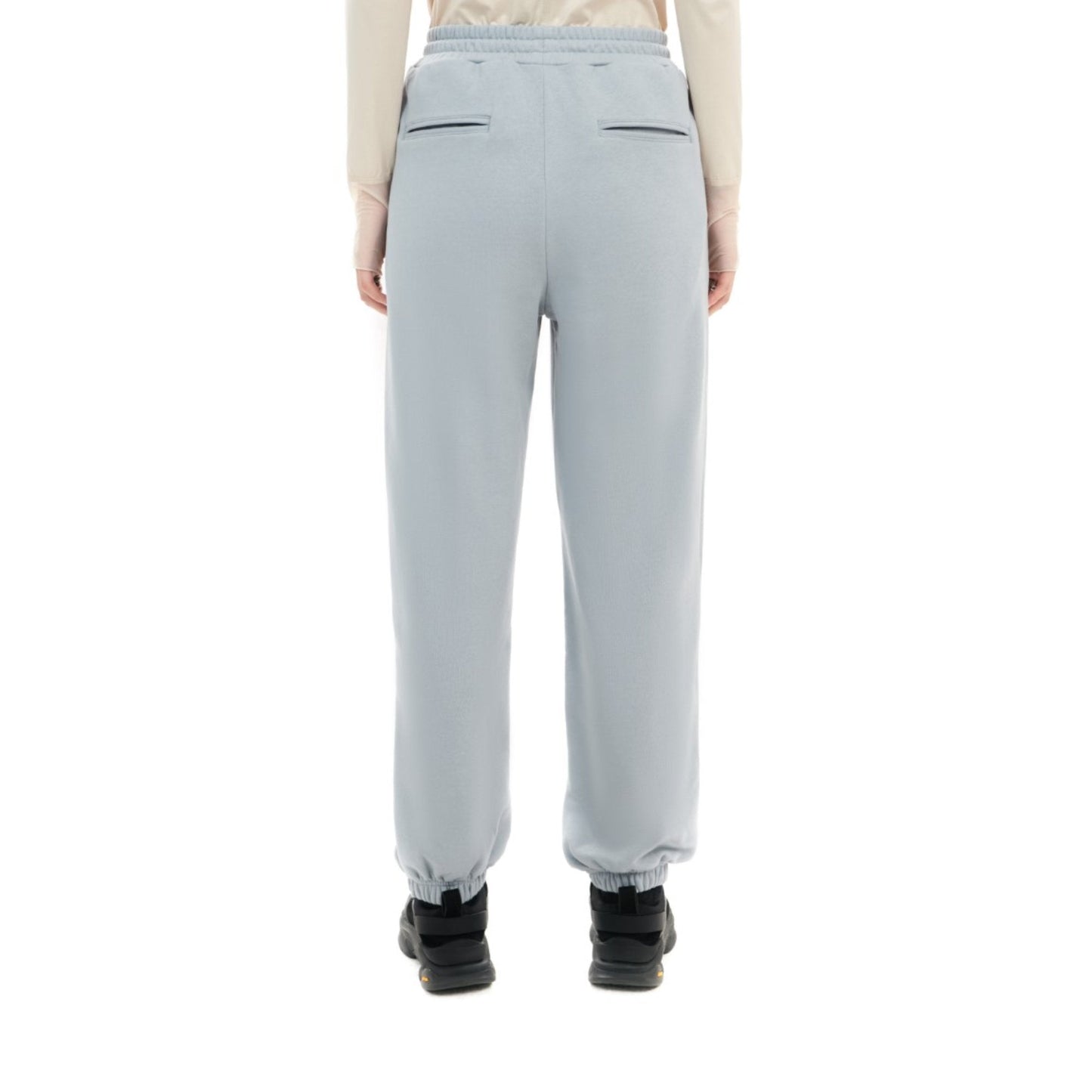 Women Knitted Sweatpants - Light Blue