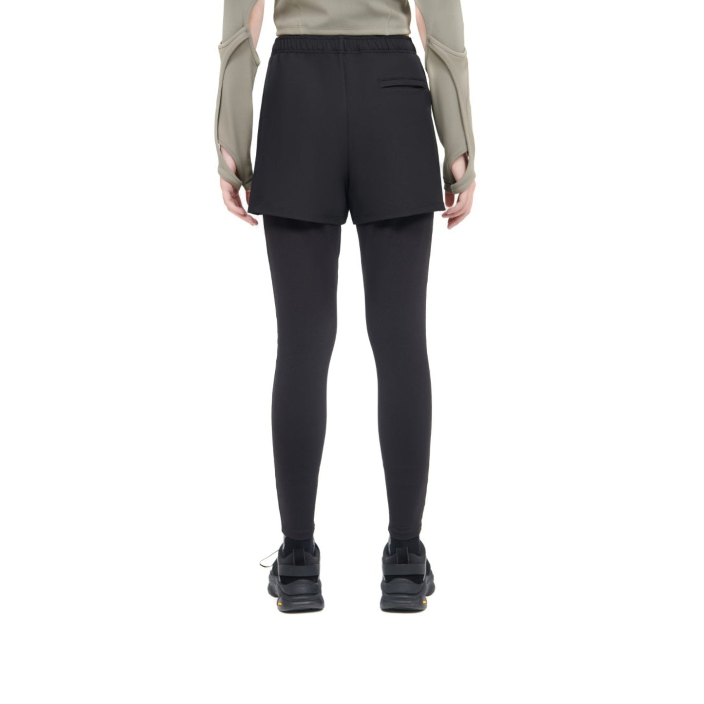 Women 2- in-1 Legging - Black