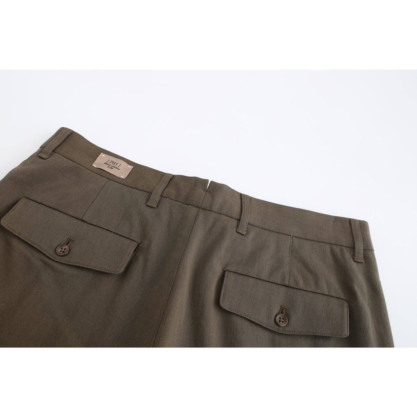 Men P-03 Tapered Essential Trousers - Brown