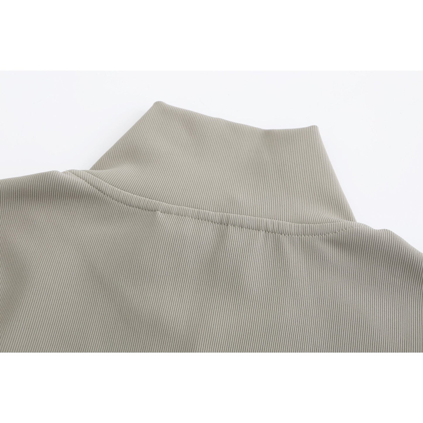 Women Top with Detachable Gloves - Grey