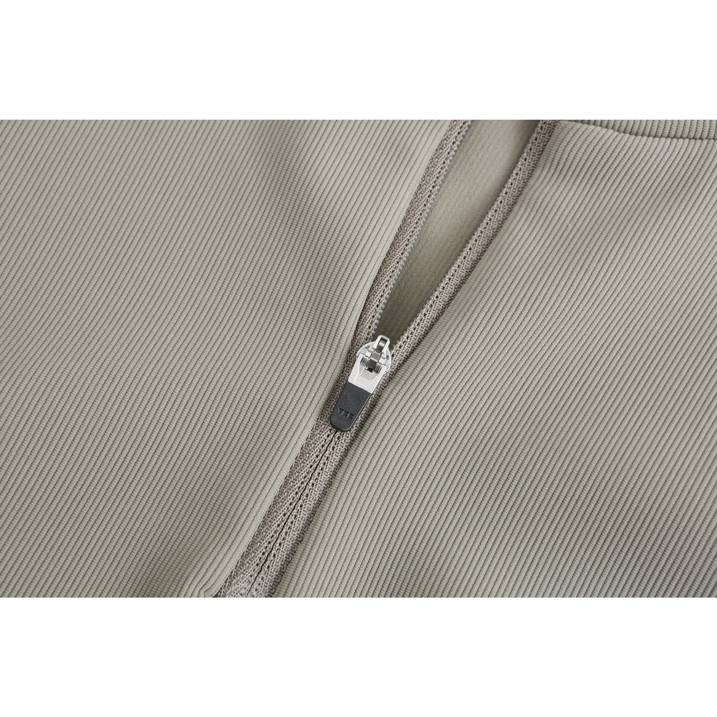 Women Top with Detachable Gloves - Grey