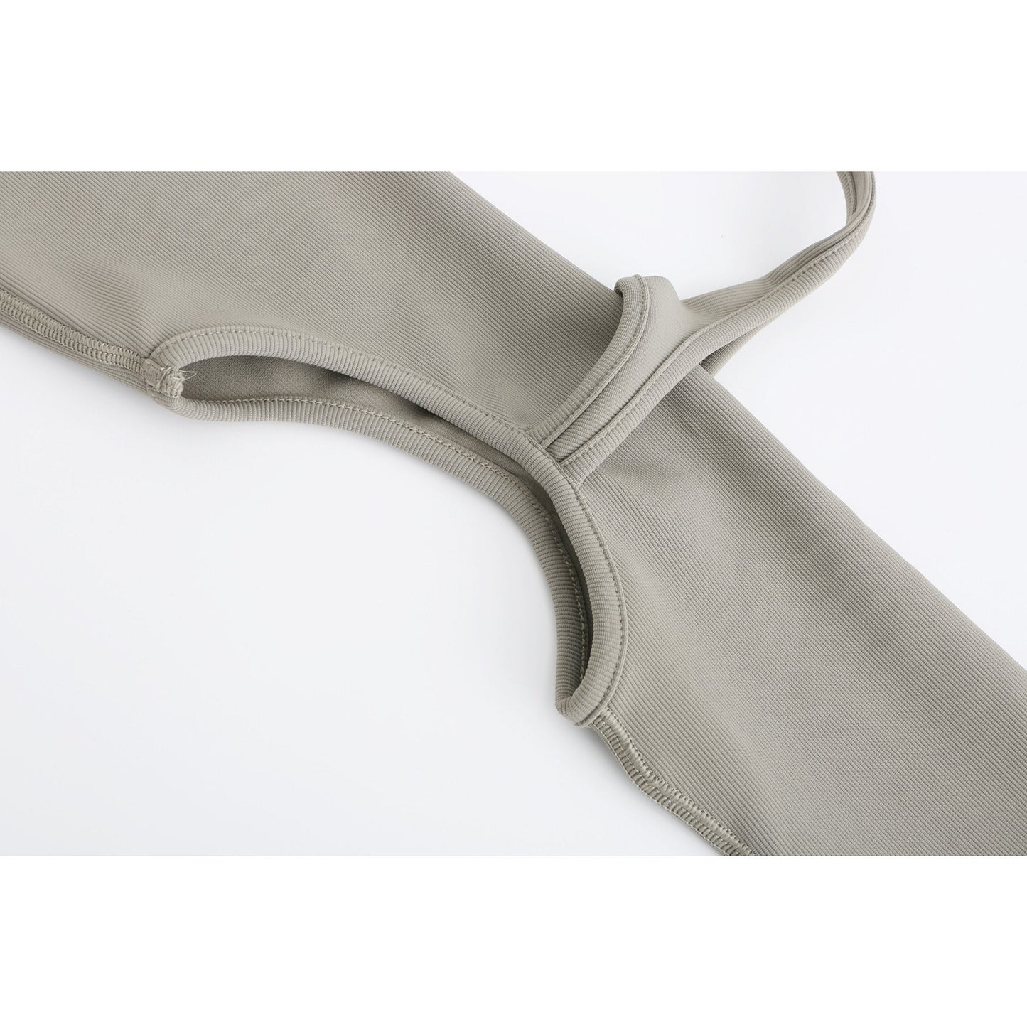 Women Top with Detachable Gloves - Grey