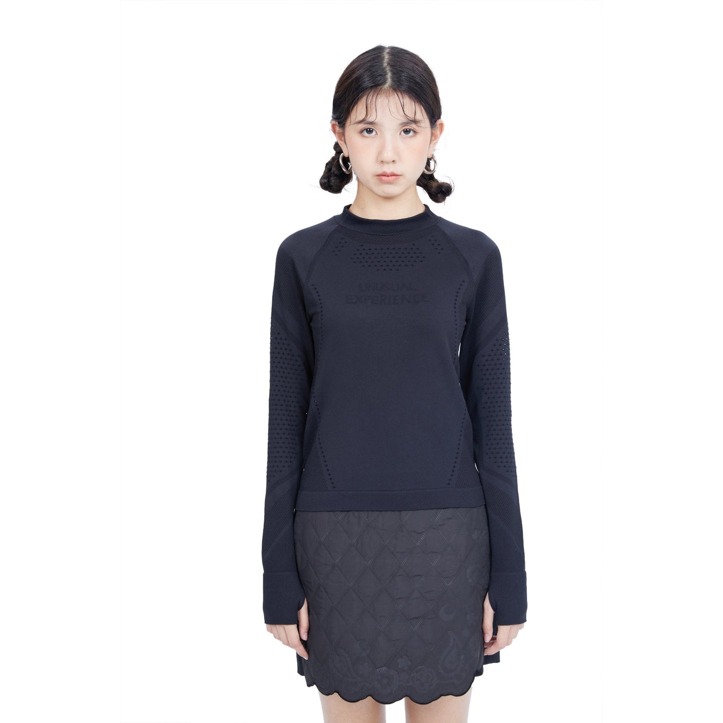 Women Santoni Seamless Top - Black