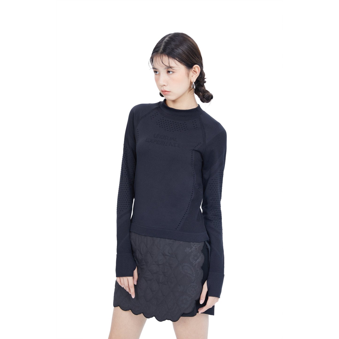 Women Santoni Seamless Top - Black