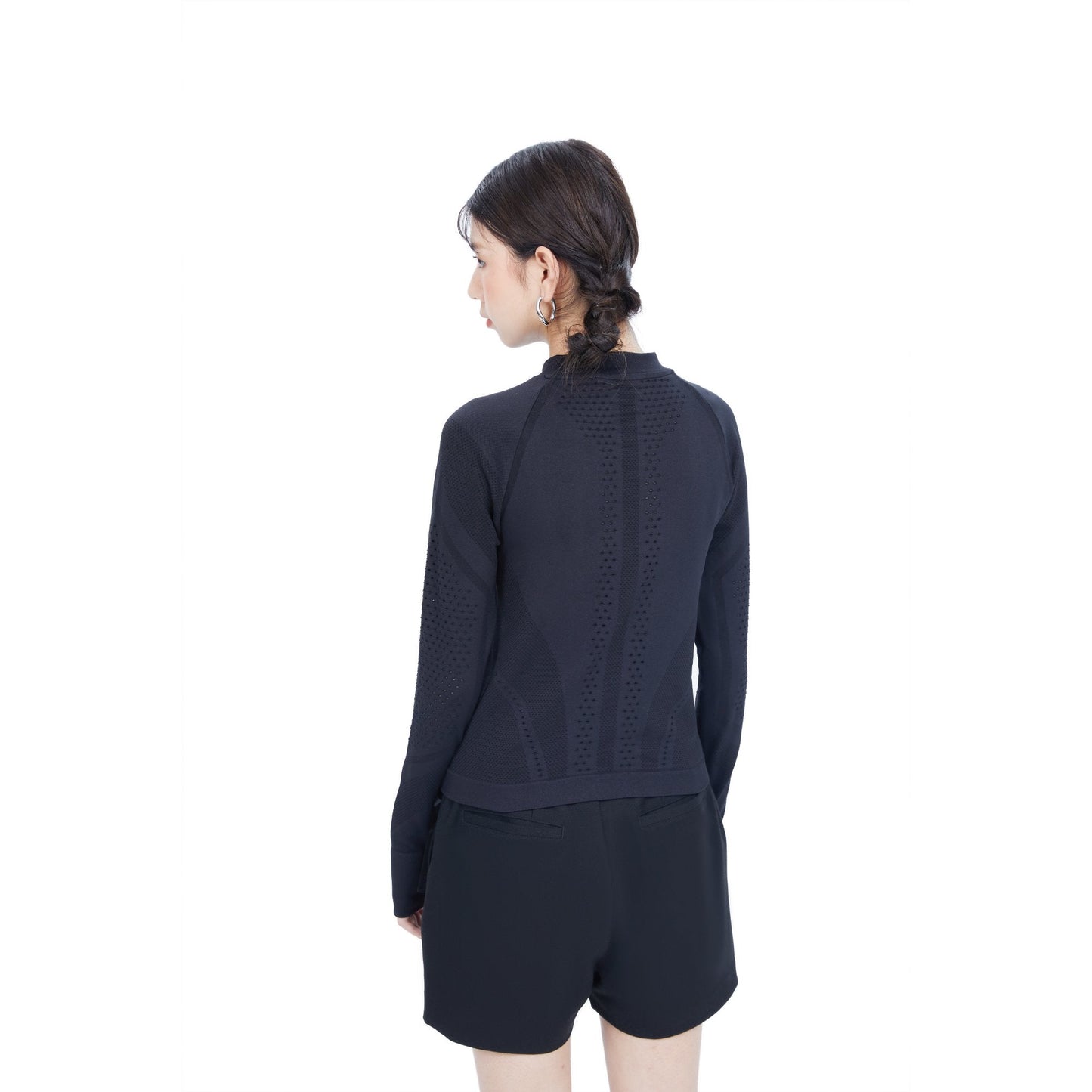 Women Santoni Seamless Top - Black