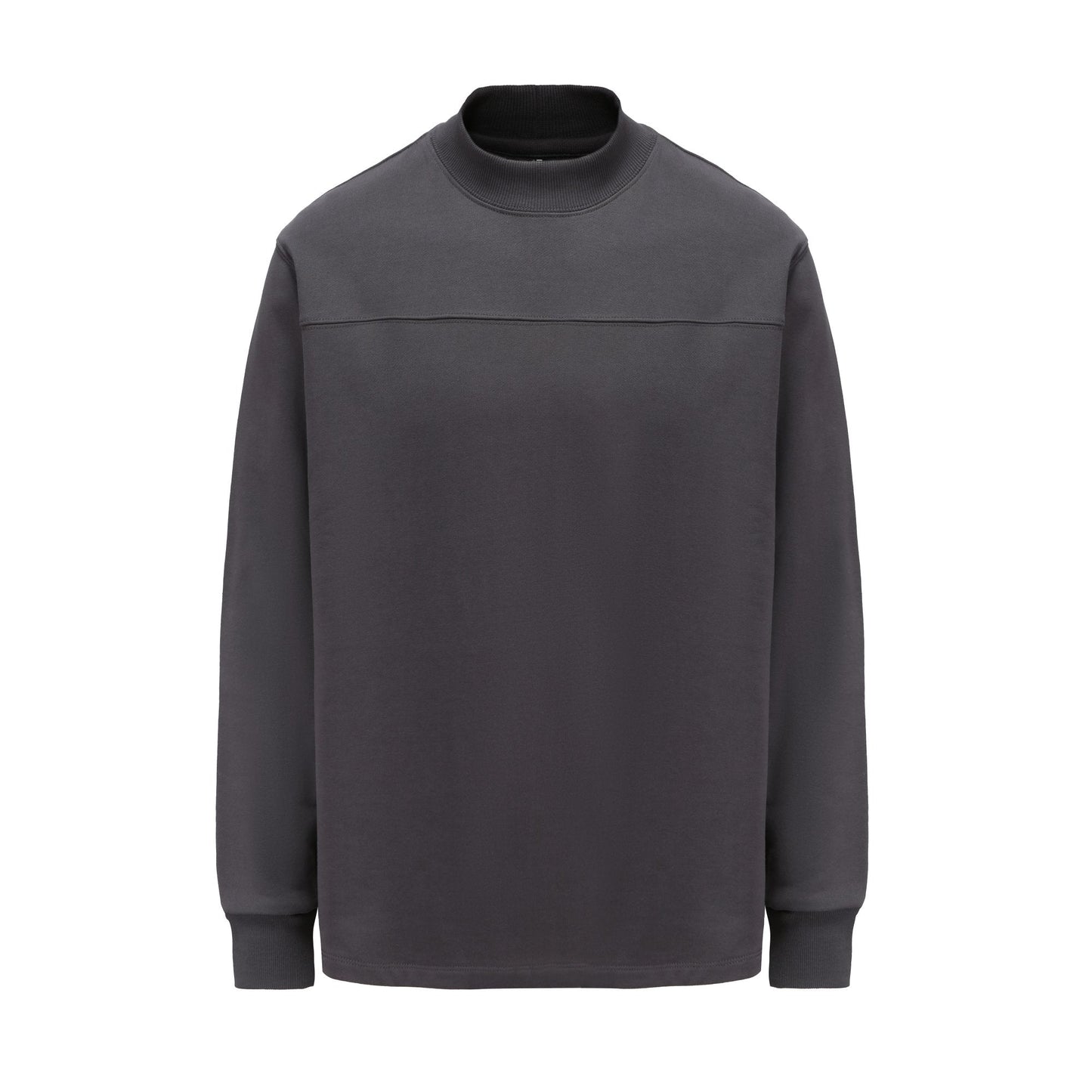 Men Crew Neck Top - Dark Grey