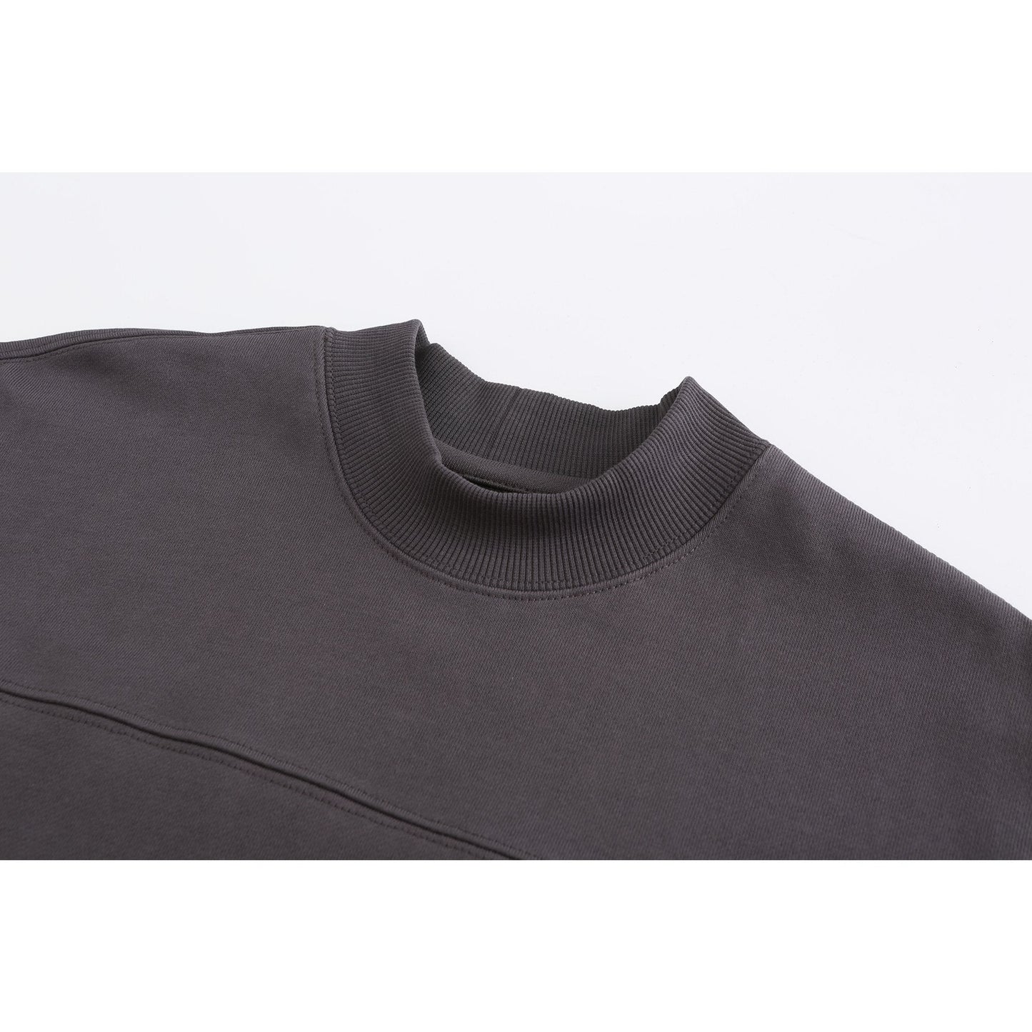 Men Crew Neck Top - Dark Grey