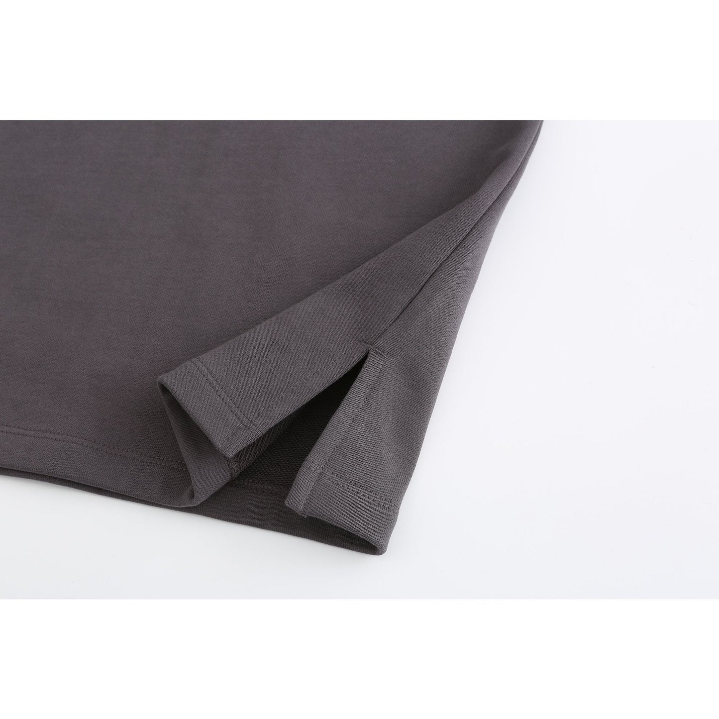 Men Crew Neck Top - Dark Grey