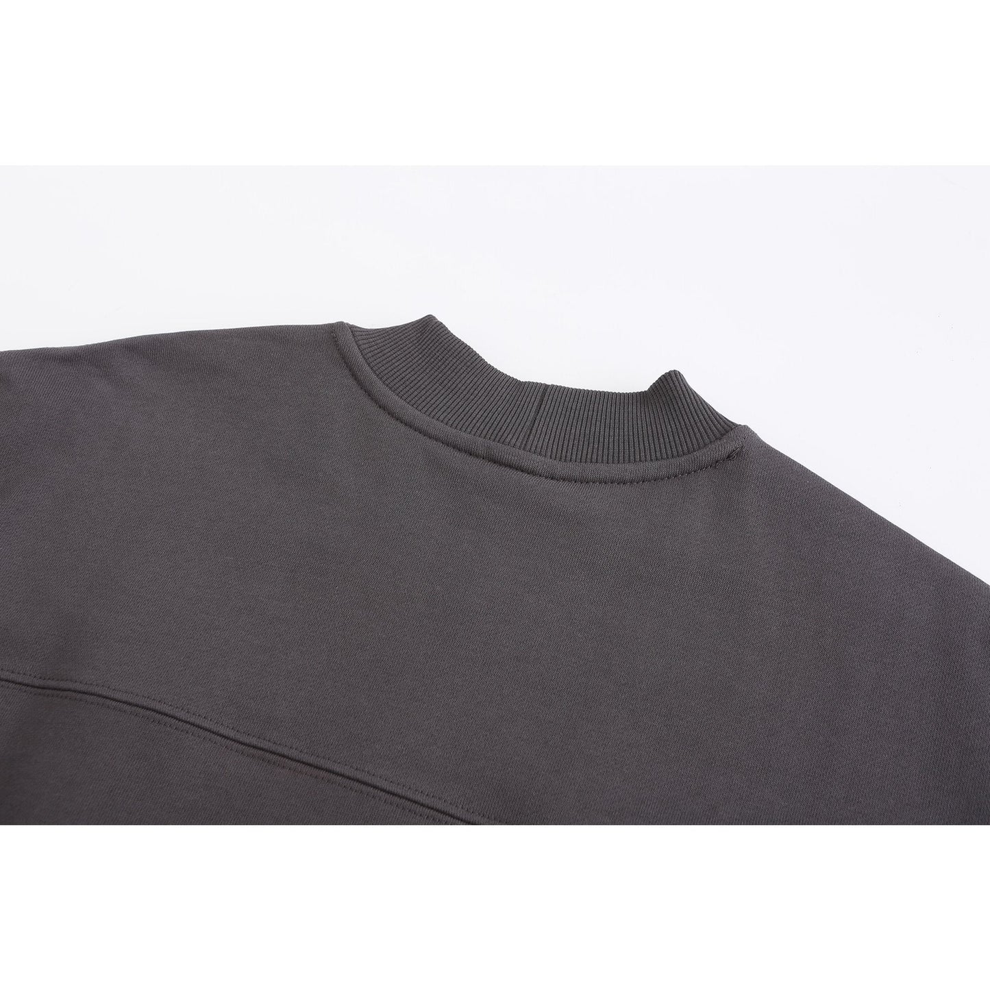 Men Crew Neck Top - Dark Grey