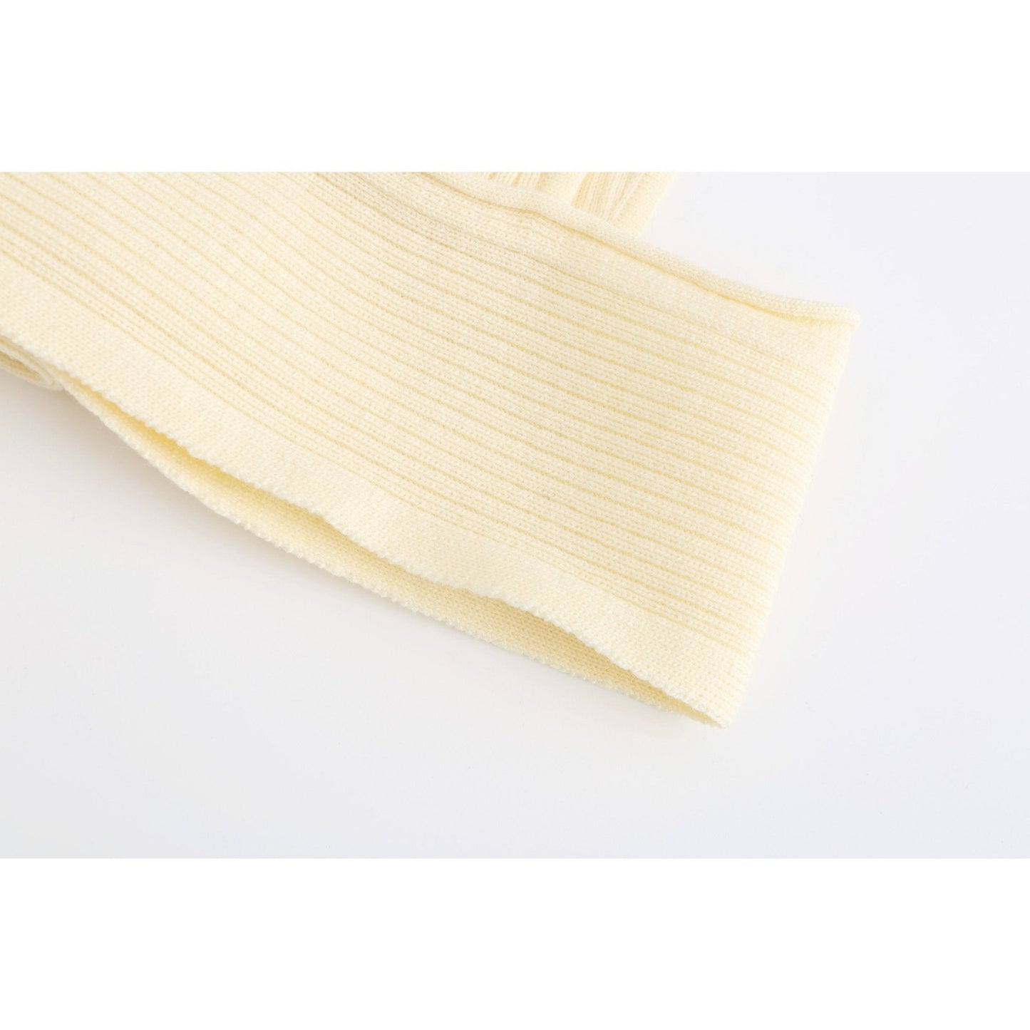 Women Essential Knit Vest - Light Yellow
