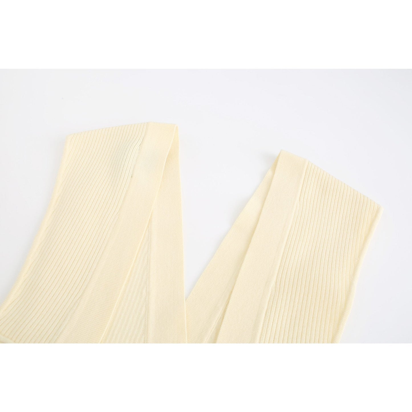 Women Essential Knit Vest - Light Yellow