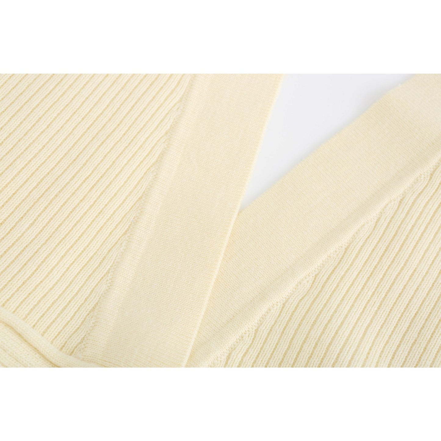 Women Essential Knit Vest - Light Yellow
