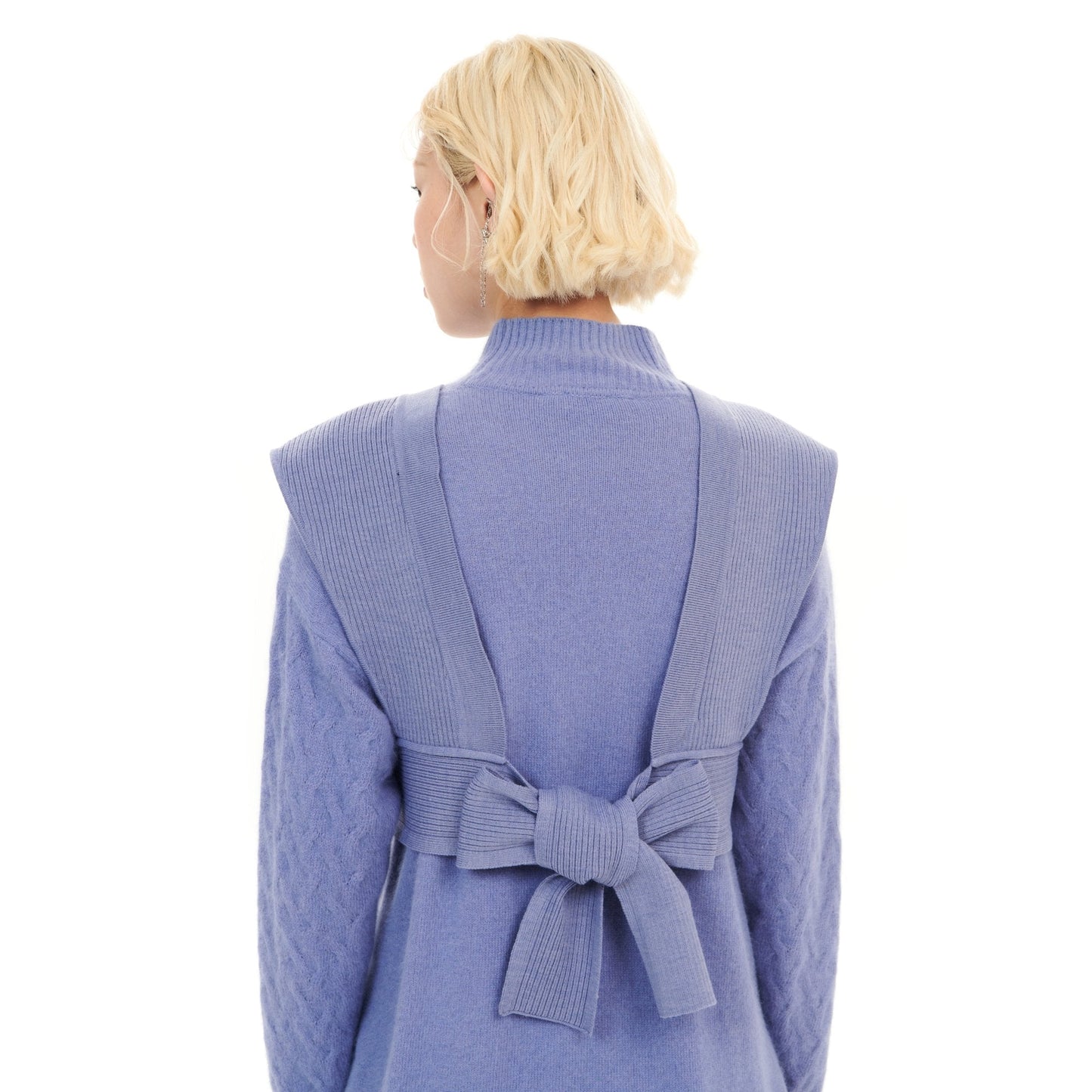 Women Essential Knit Vest - Purple