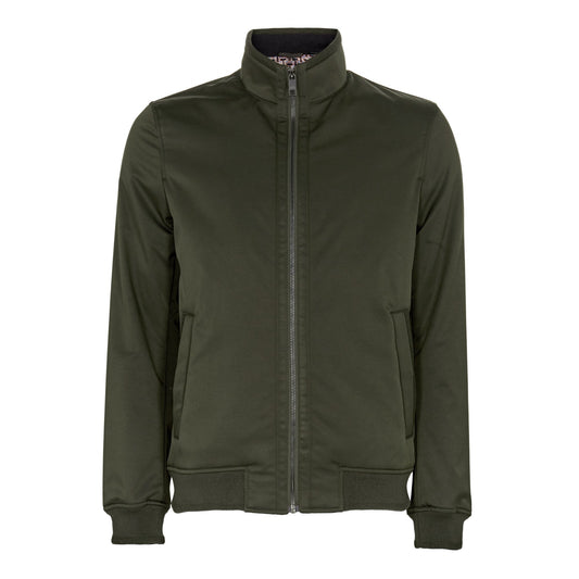 Men Yeppers-Wadded Bomber Jacket - Khaki