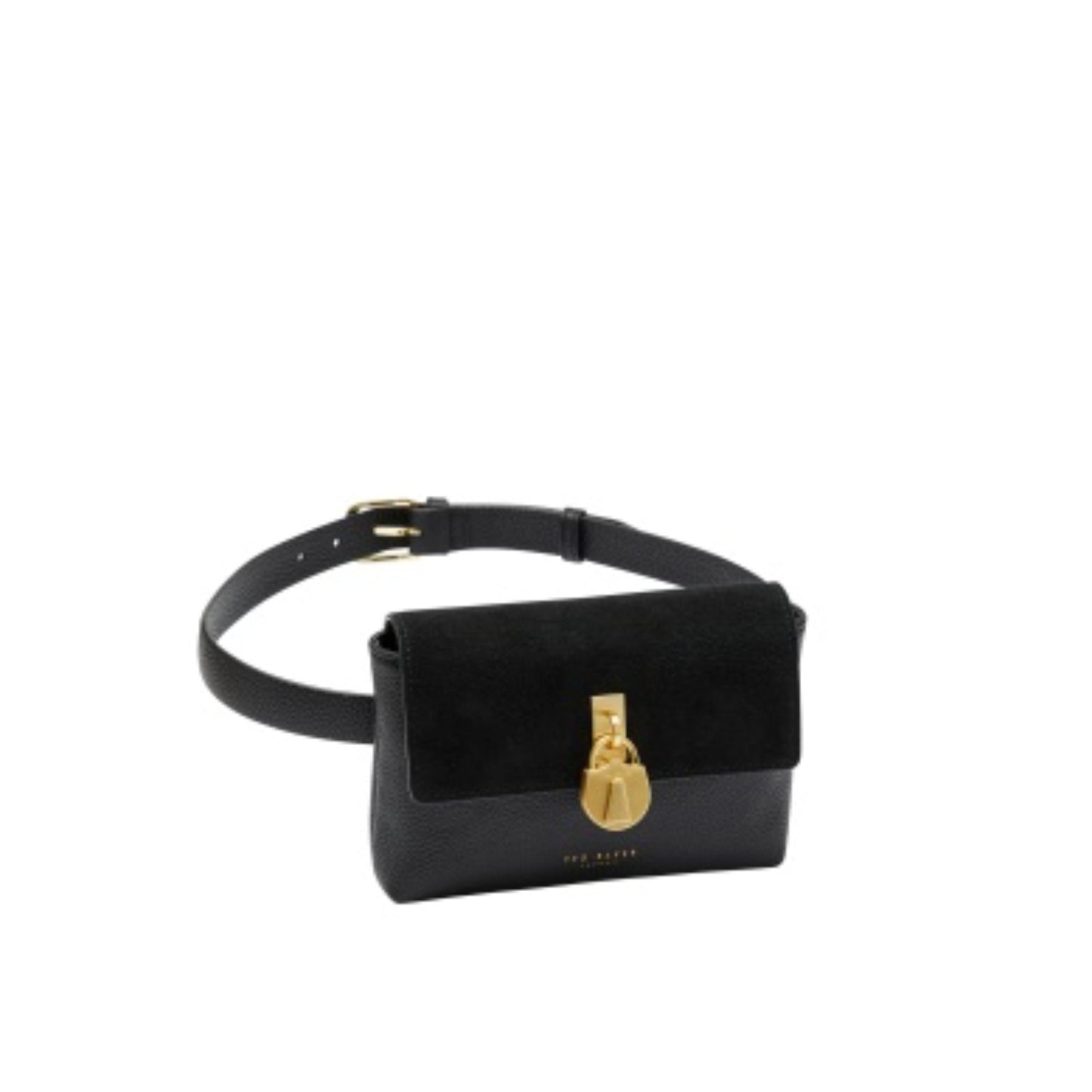 Women Marleea-Padlock Belt Bag - Black
