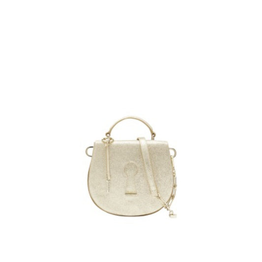 Women Locksey-Giant Padlock Xbody Bag - Gold