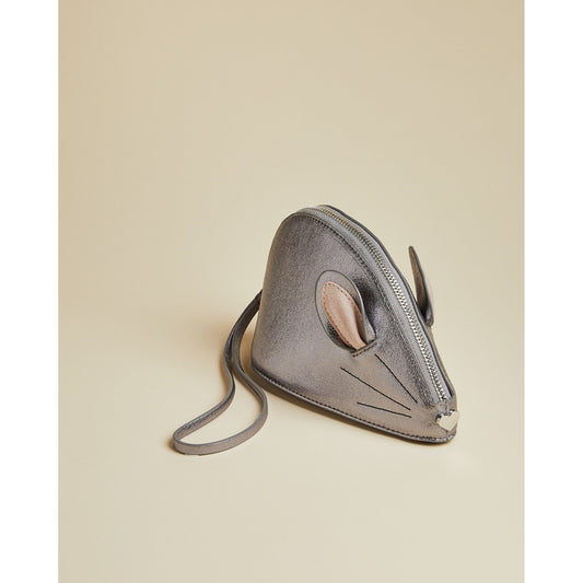 Women Squeak-Mouse Wristlet - Silver
