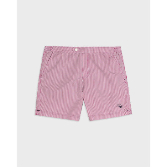 Men Geswork-Formal Stripe Swimshort - Purple