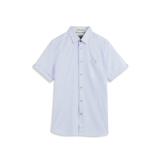 Men Yesso-Ss Oxford Shirt - Blue