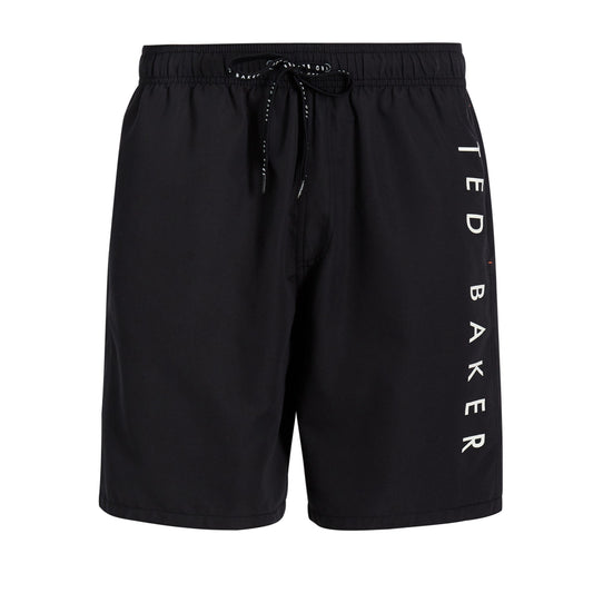 Men Gadget-Ted Baker Branded  Swim Short - Black