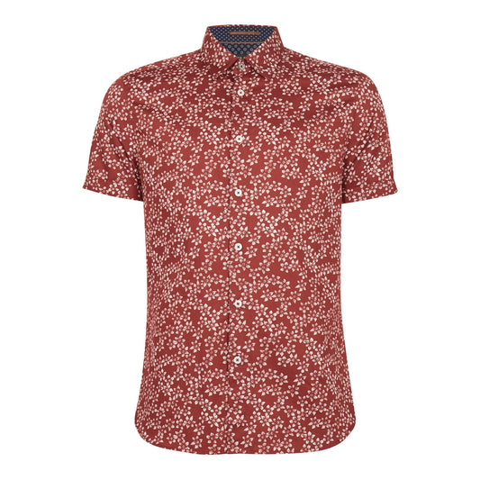 Men Yepyep-Ss Floral Print Shirt - Red