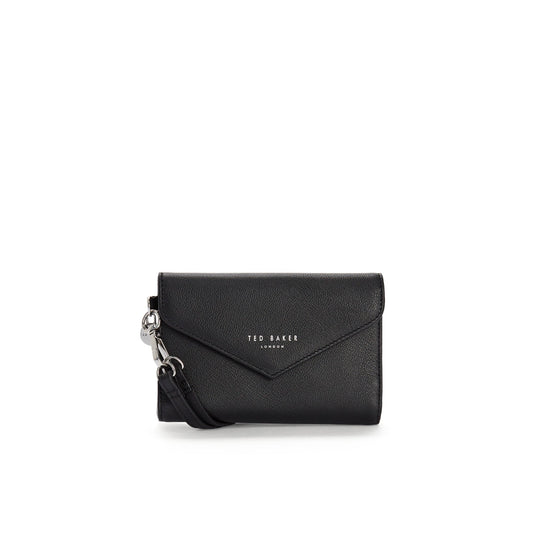 Women Katie-Passport Wallet On A Chain - Black