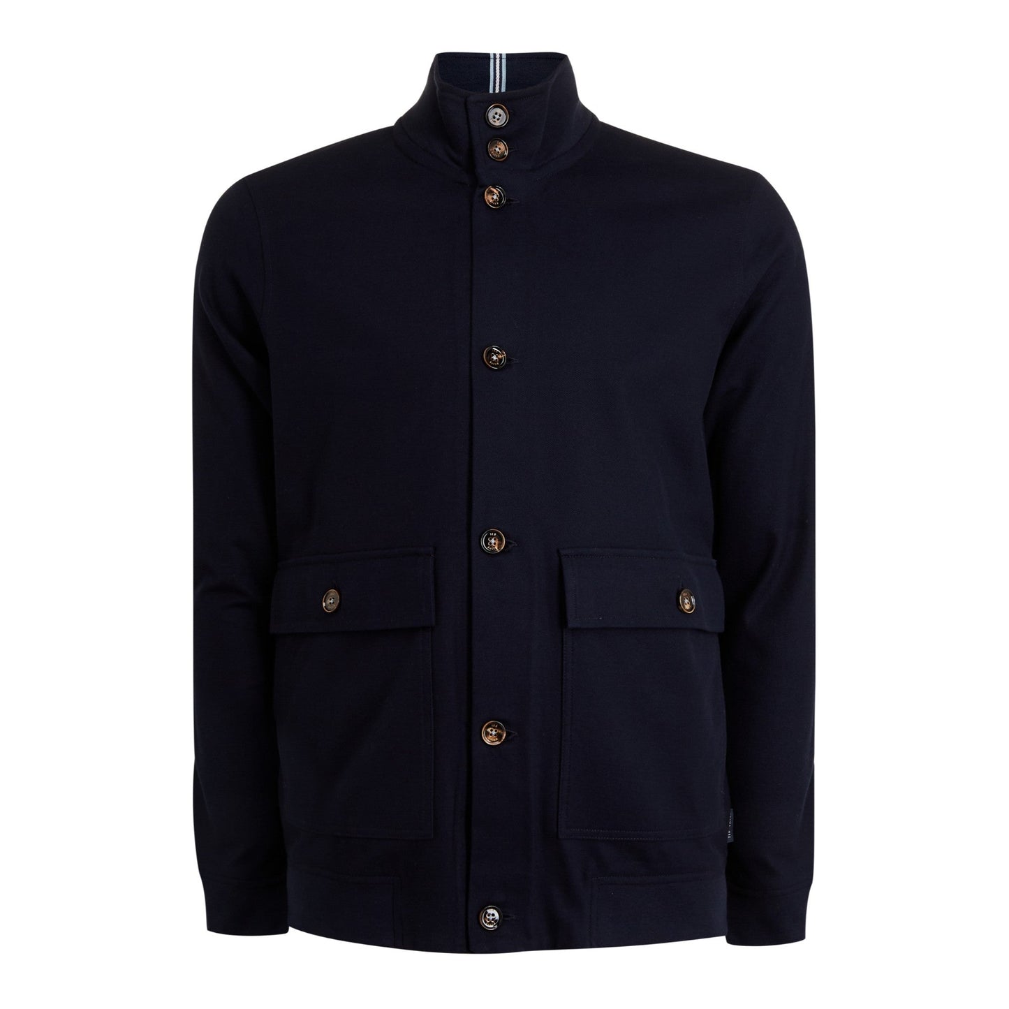 Men Expreso-Jersey Funnel Neck Layering - Dark-Navy