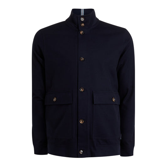 Men Expreso-Jersey Funnel Neck Layering - Dark-Navy