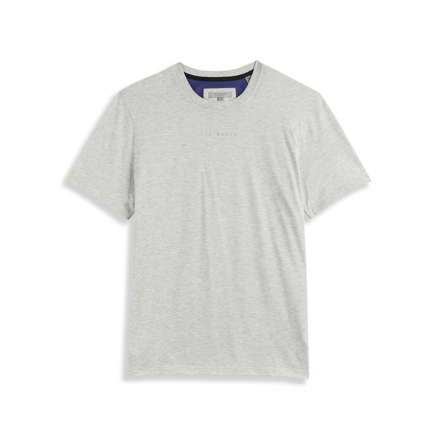 男士 Ocra-Ss 刺繡標誌 T 卹 - 灰色-泥灰岩